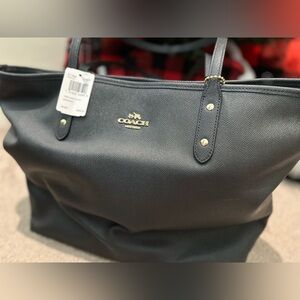 Blue Coach Large Tote